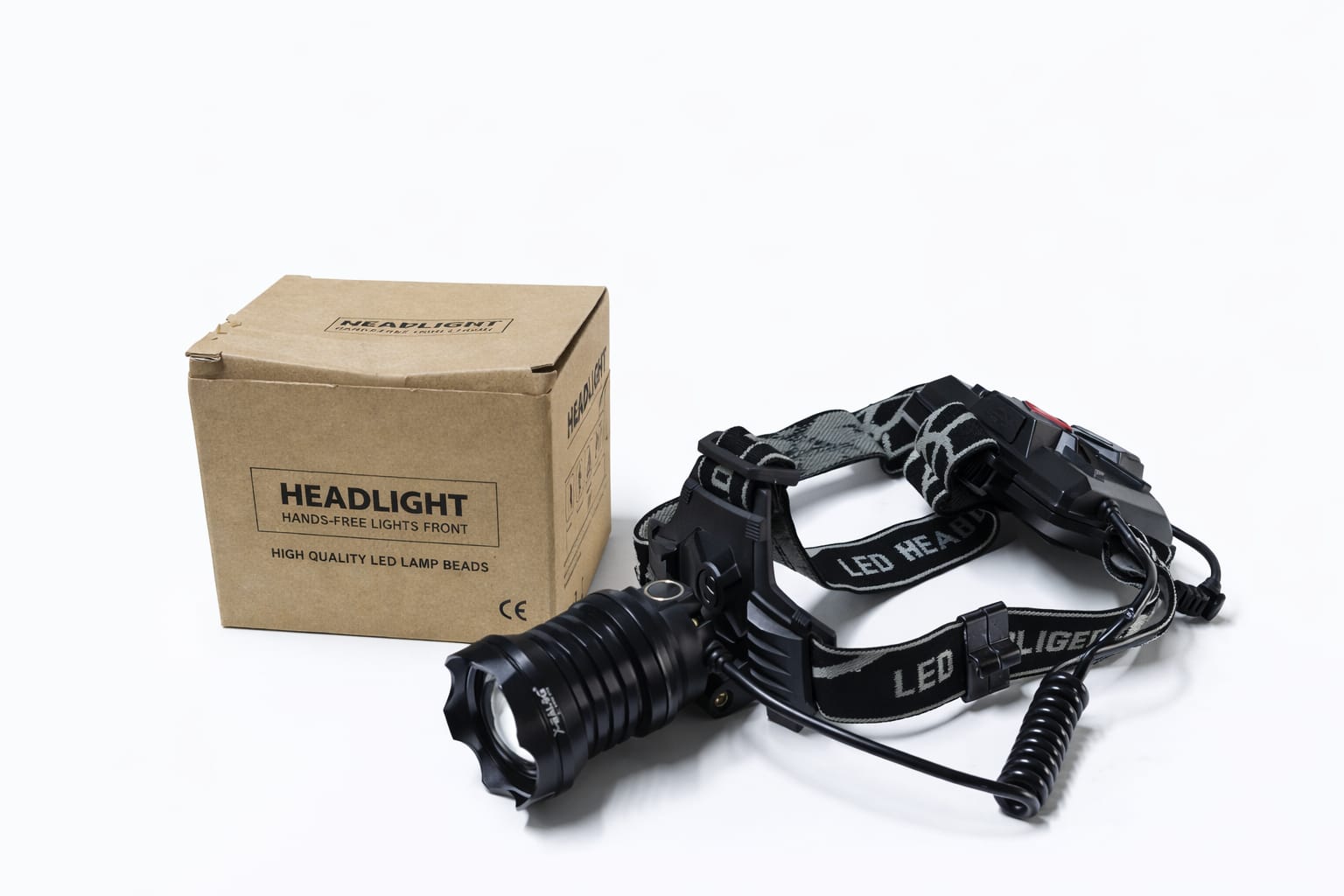 Wiederaufladbare LED-Taschenlampe P90 mit COB-Seitenlicht